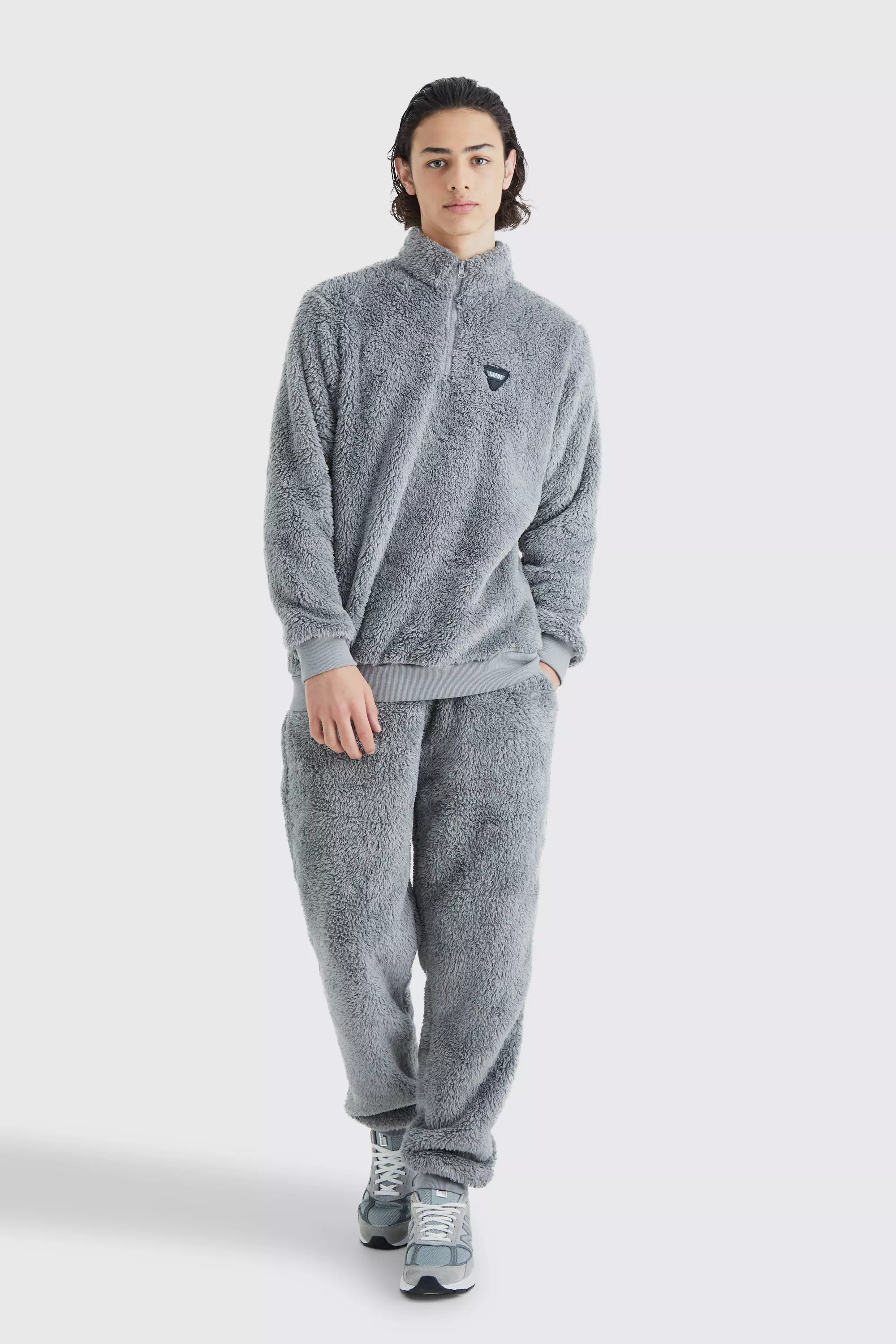 Grey nike tracksuit store sweatshirt